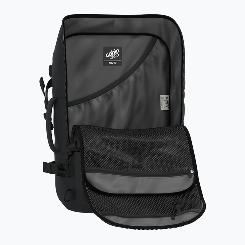 CabinZero Adventure túra hátizsák 32 l abszolút fekete 7
