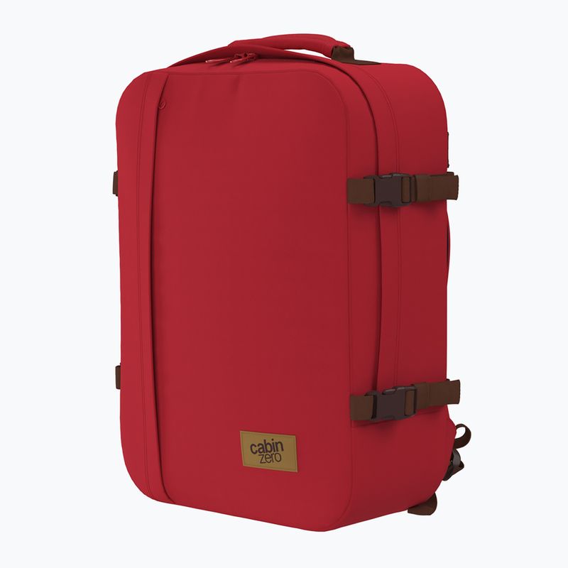 CabinZero Classic 44 l londoni piros túra hátizsák 4