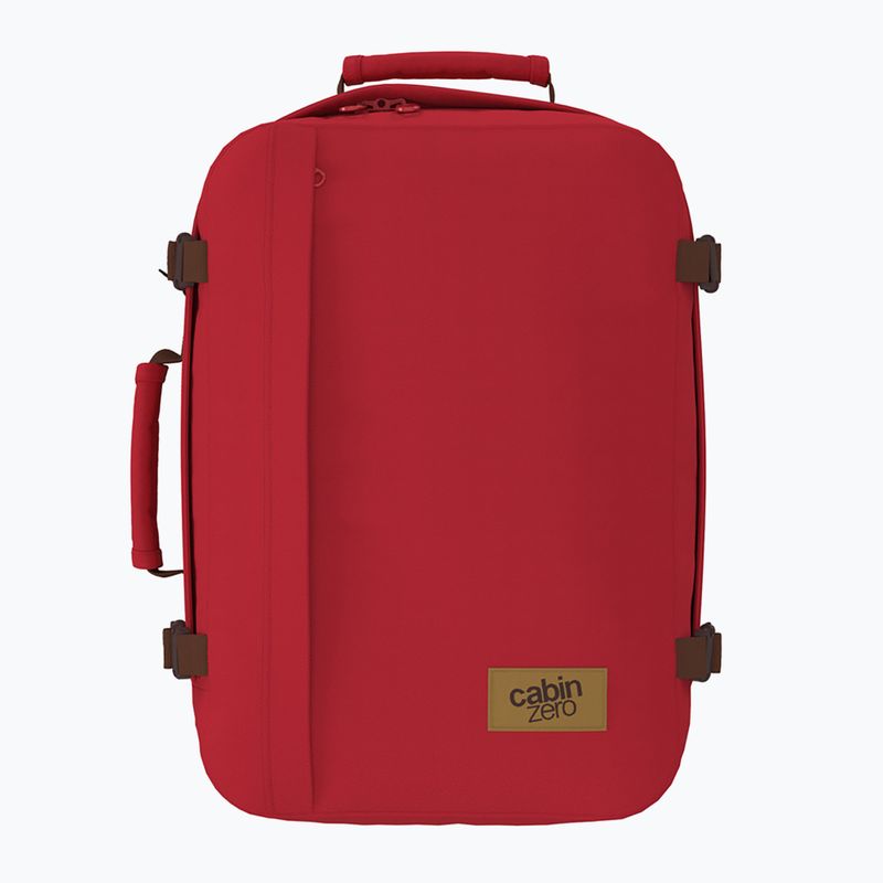 CabinZero Classic 36 l londoni piros túra hátizsák