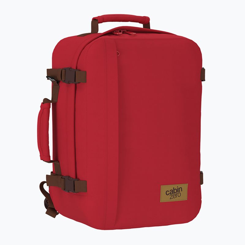 CabinZero Classic 36 l londoni piros túra hátizsák 2