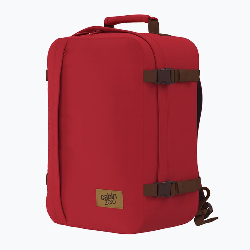 CabinZero Classic 36 l londoni piros túra hátizsák 4