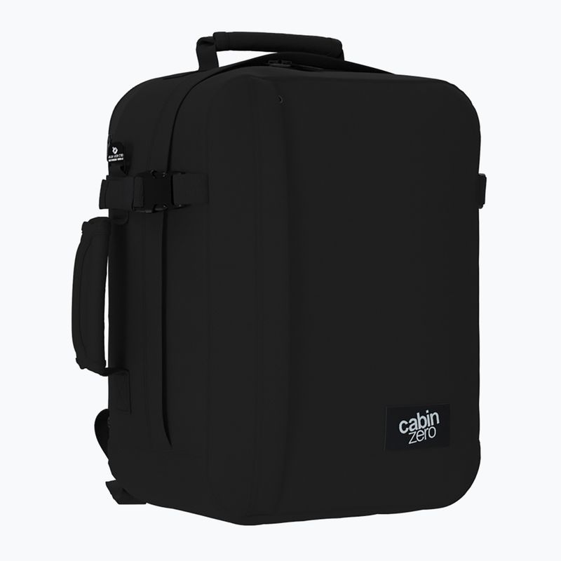 CabinZero Classic Tech 28 l túra hátizsák abszolút fekete 2