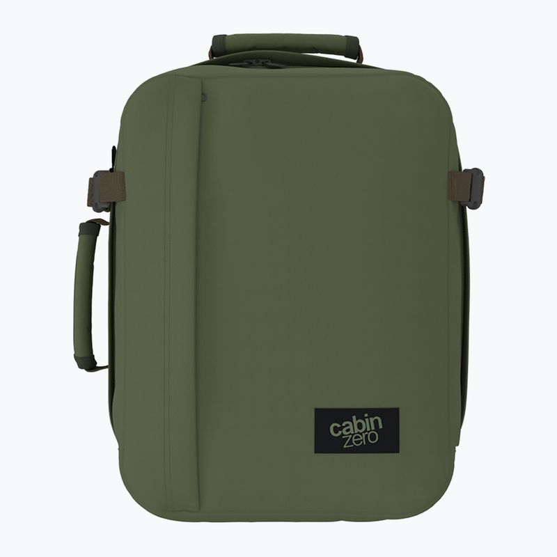 CabinZero Classic Tech 28 l túrahátizsák khaki színű túrázó hátizsák