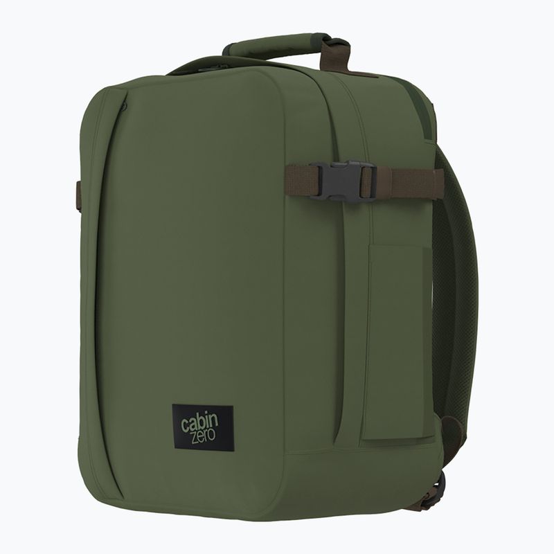 CabinZero Classic Tech 28 l túrahátizsák khaki színű túrázó hátizsák 2