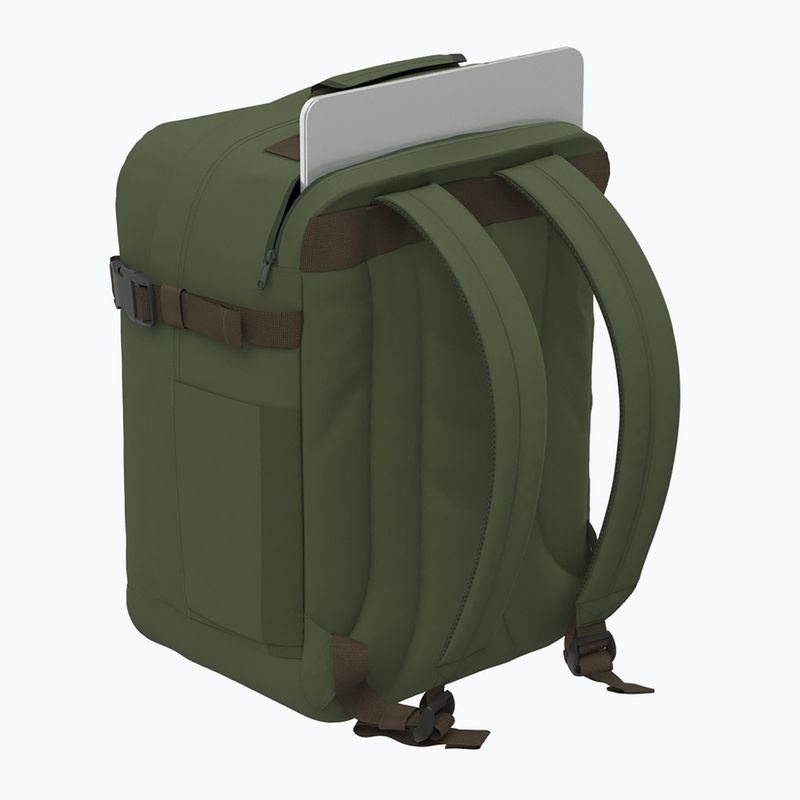 CabinZero Classic Tech 28 l túrahátizsák khaki színű túrázó hátizsák 9