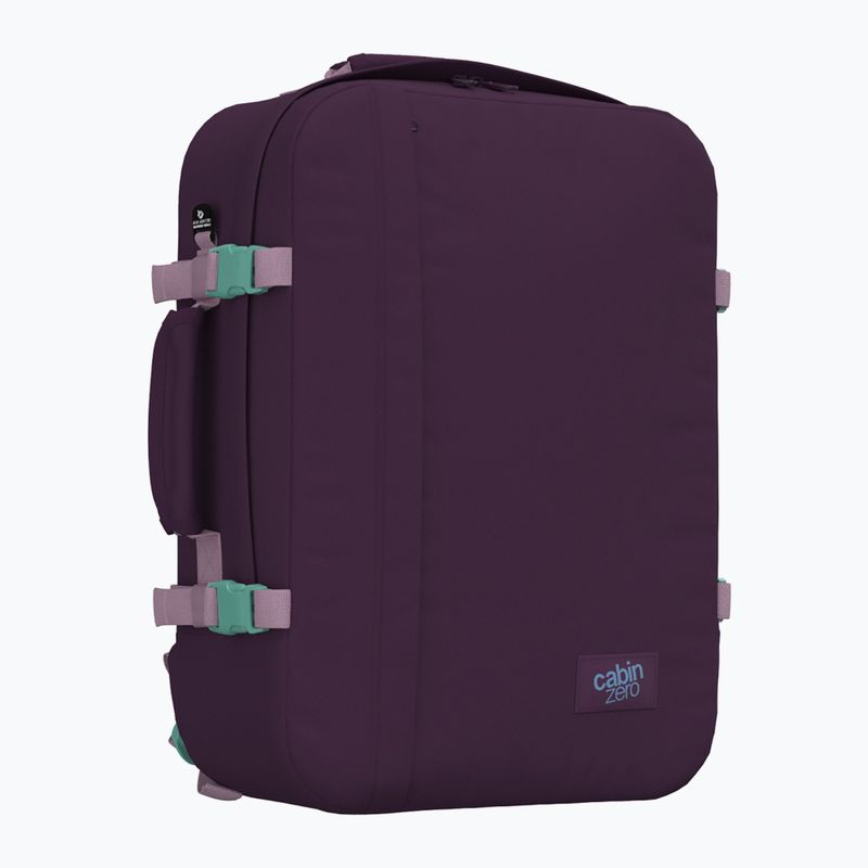 CabinZero Classic 44 l túra hátizsák éjféli lila túra hátizsák 2