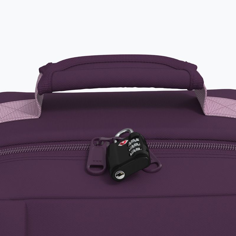 CabinZero Classic 44 l túra hátizsák éjféli lila túra hátizsák 8