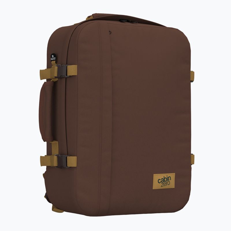 CabinZero Classic 44 l belga csokoládé túra hátizsák 2