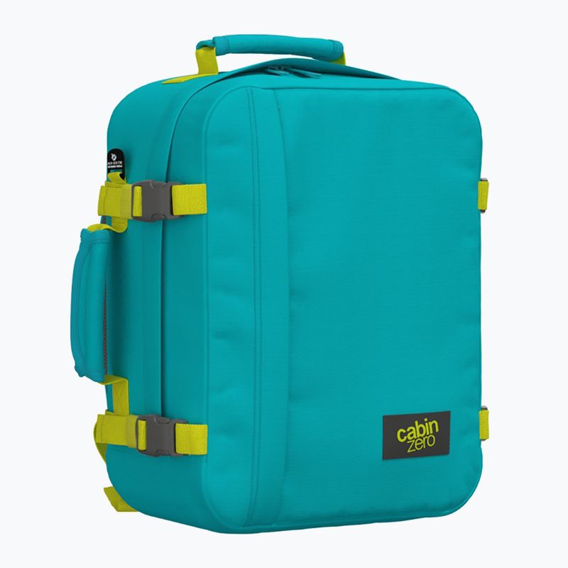 CabinZero Classic 28 l túrahátizsák aqua lagúna túra hátizsák 2