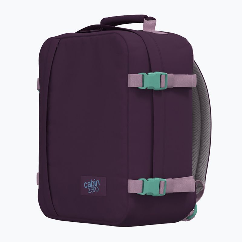 CabinZero Classic 28 l túrahátizsák éjféli lila túra hátizsák 4