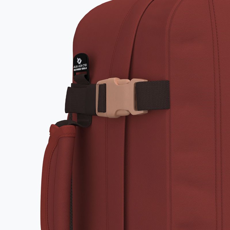 Utazó hátizsák CabinZero Classic 28 l sangria piros 9
