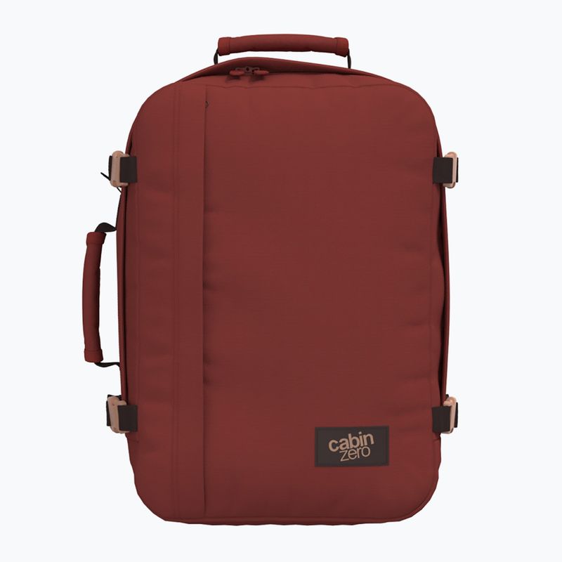 Utazó hátizsák CabinZero Classic 36 l sangria piros
