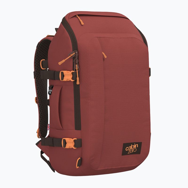 CabinZero Adventure 32 l sangria piros túra hátizsák 2