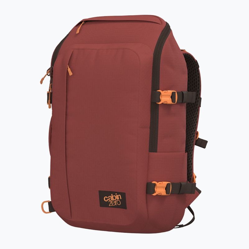 CabinZero Adventure 32 l sangria piros túra hátizsák 4