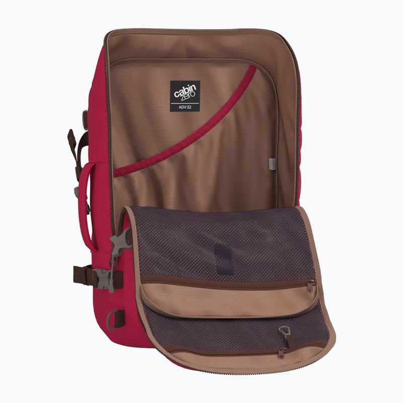 Utazó hátizsák CabinZero Adventure 32 l miami magenta 7