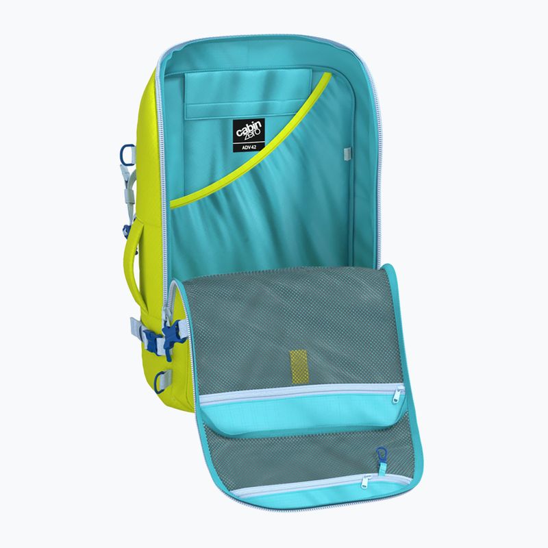 Utazó hátizsák CabinZero Adventure 42 l mojito lime 8