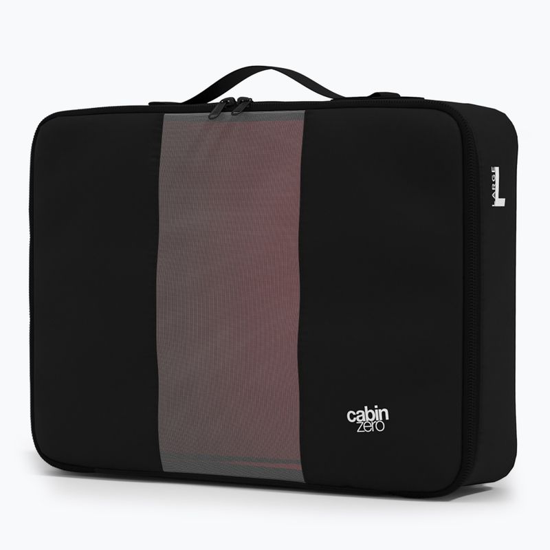 CabinZero Packing Cube Lux L abszolút fekete utazási szervező 2