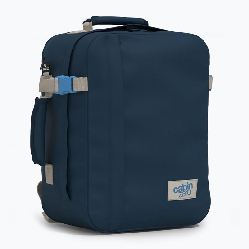 CabinZero Classic Tech 28 l kék grotto túra hátizsák 2