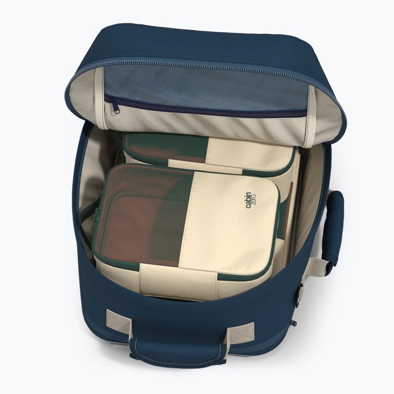 CabinZero Classic Tech 28 l kék grotto túra hátizsák 12