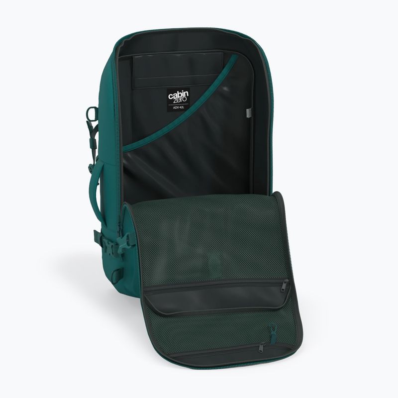 Utazó hátizsák CabinZero Adventure 42 l kerala green 7
