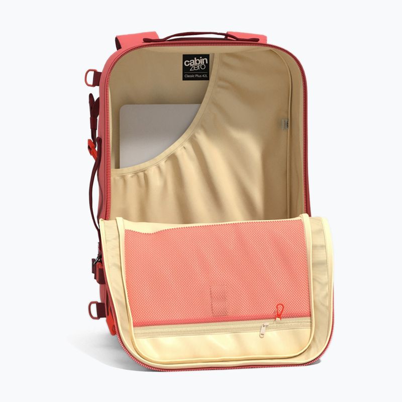 Utazó hátizsák CabinZero Classic Plus 42 l peach valley 9