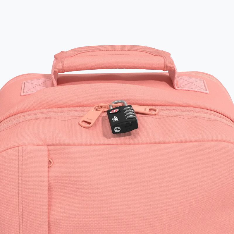 Utazó hátizsák CabinZero Classic Tech 28 l rózsaszínben 12