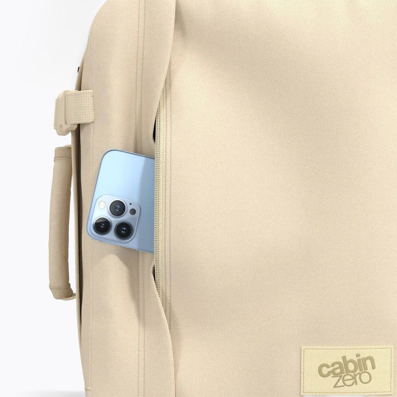 Utazó hátizsák CabinZero Classic Tech 28 l shell white 11