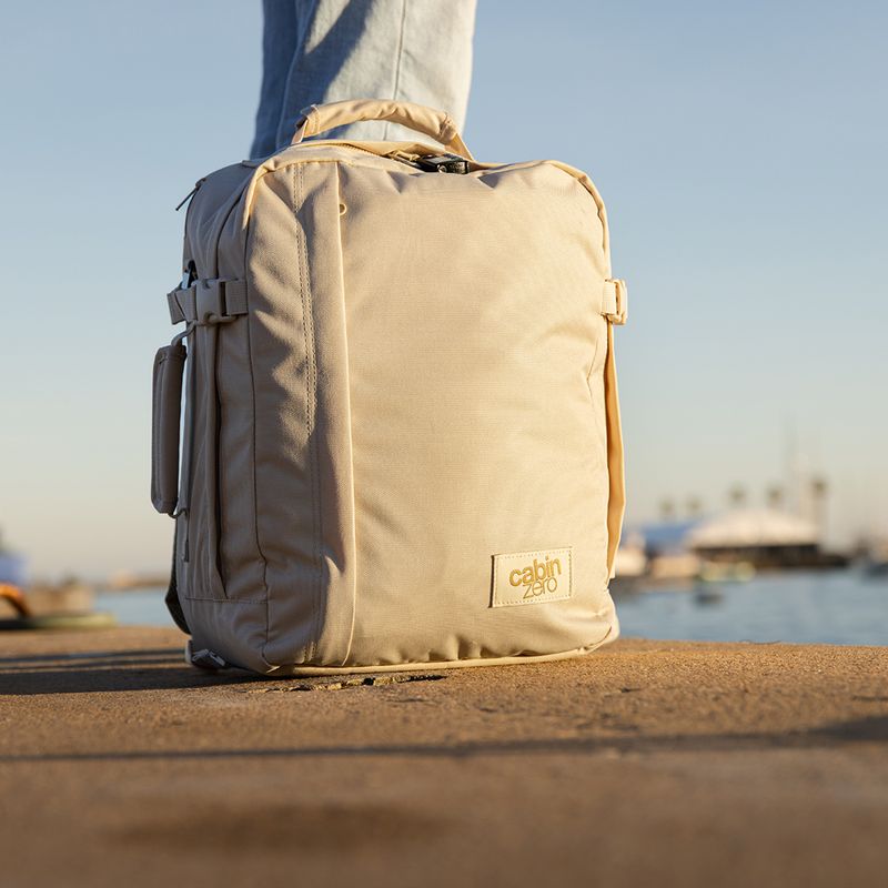 Utazó hátizsák CabinZero Classic Tech 28 l shell white 14