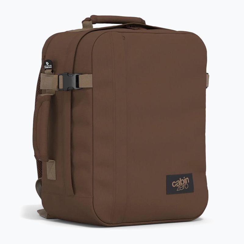 Utazó hátizsák CabinZero Classic Tech 28 l redwood 2