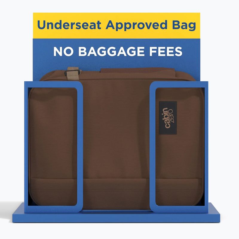 Utazó hátizsák CabinZero Classic Tech 28 l redwood 8