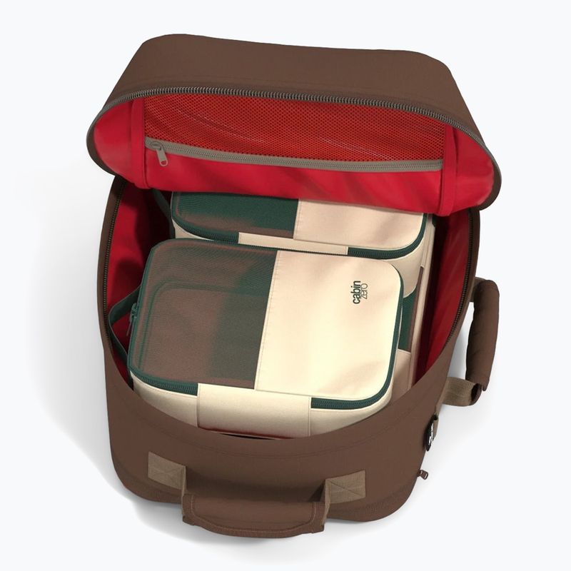 Utazó hátizsák CabinZero Classic Tech 28 l redwood 11