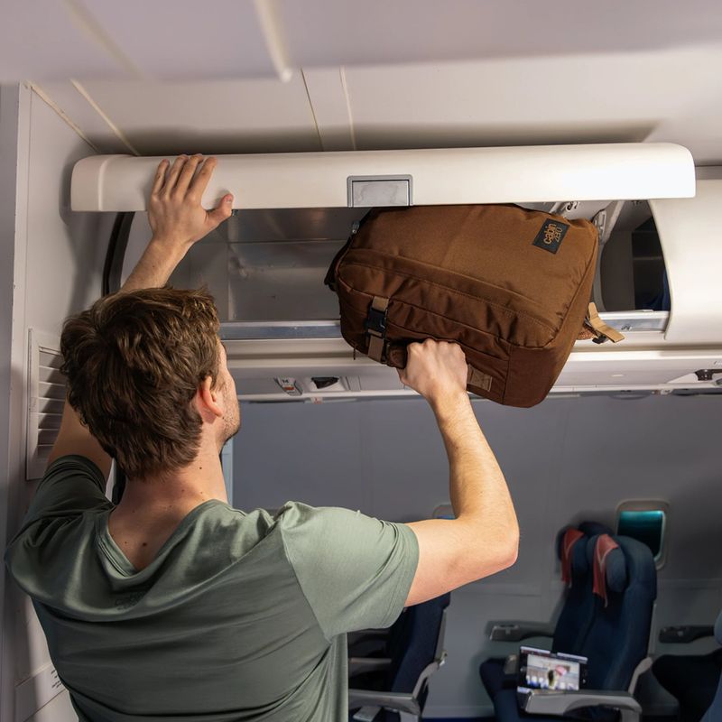 Utazó hátizsák CabinZero Classic Tech 28 l redwood 15
