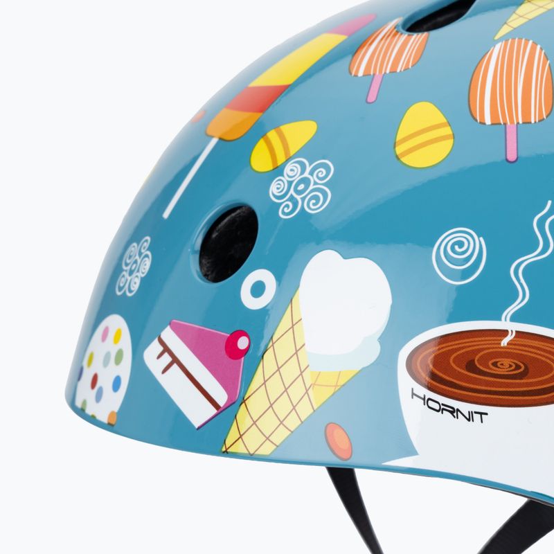 gyermek kerékpáros sisak Hornit IceCream blue/multicolor 7