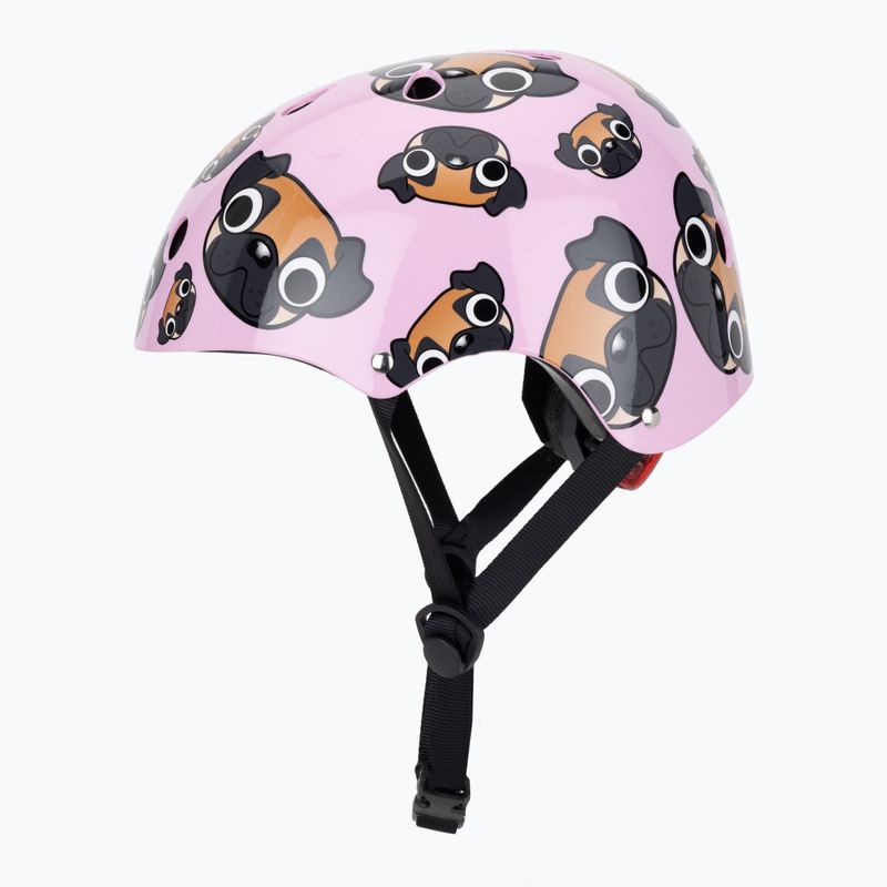 gyermek kerékpáros sisak Hornit Pug pink/brown 3