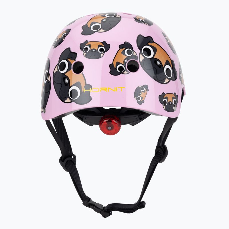 gyermek kerékpáros sisak Hornit Pug pink/brown 4
