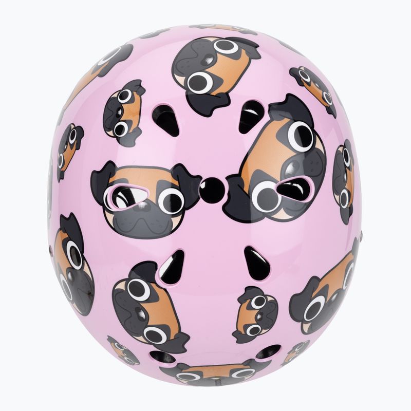 gyermek kerékpáros sisak Hornit Pug pink/brown 6