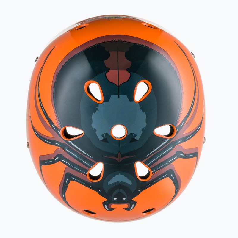 gyermek kerékpáros sisak Hornit Spider orange/black 6