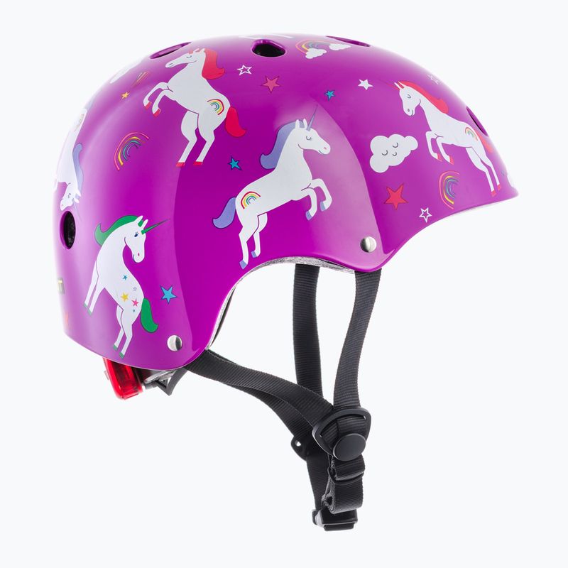 gyermek kerékpáros sisak Hornit Unicorn purple/white 4