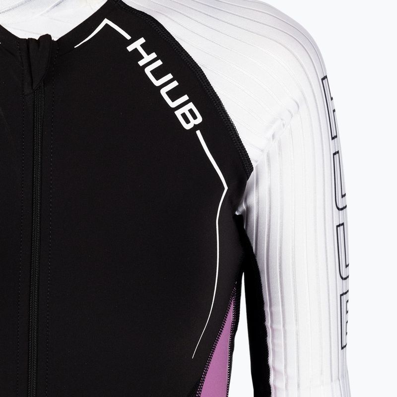 Női triatlon öltöny HUUB Anemoi Aero Tri Suit fekete-fehér ANELCSW 3