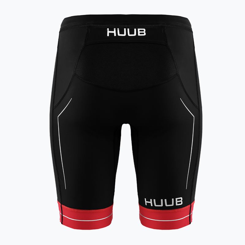 HUUB Férfi triatlon rövidnadrág Race Tri Short fekete/piros RCSH 3