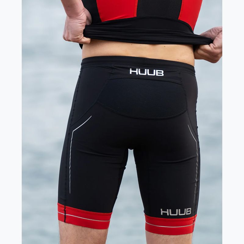 HUUB Férfi triatlon rövidnadrág Race Tri Short fekete/piros RCSH 5
