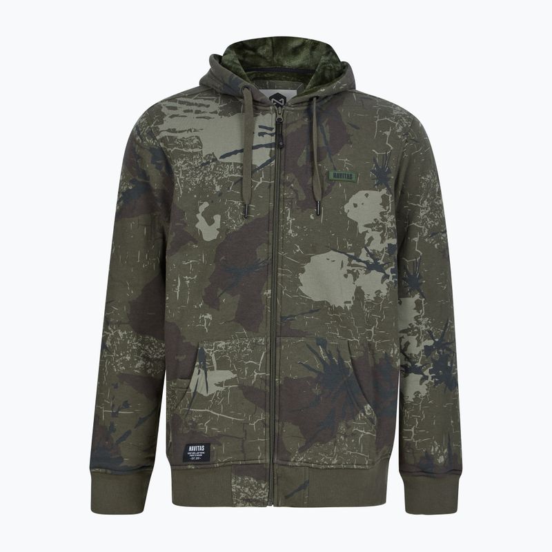 férfi melegítőfelső Navitas Identity Sherpa Hoody camo