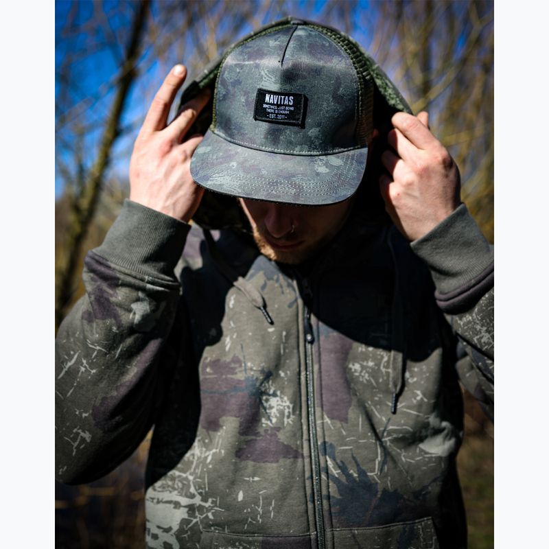 férfi melegítőfelső Navitas Identity Sherpa Hoody camo 7