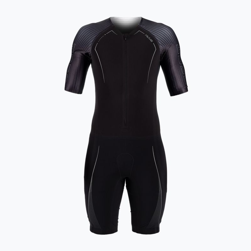 Férfi triatlon ruha HUUB Anemoi Aero + Bonded fekete ANEPB