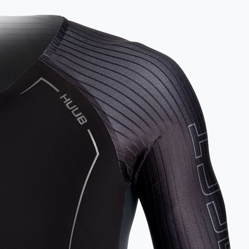 Férfi triatlon ruha HUUB Anemoi Aero + Bonded fekete ANEPB 3