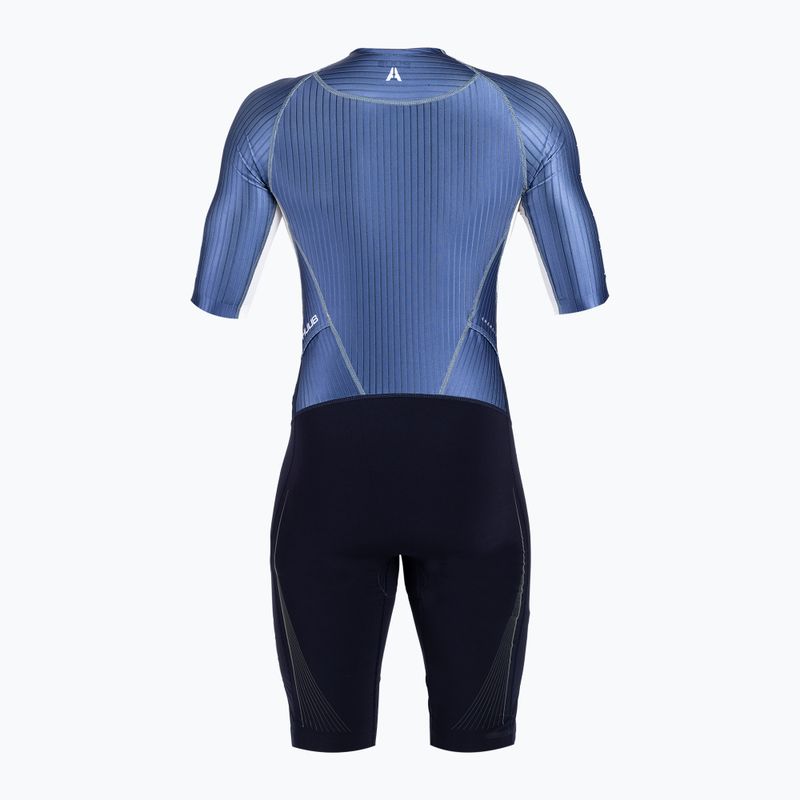 HUUB férfi triatlonruha Anemoi Aero + Flatlock fekete-kék ANEPF 2