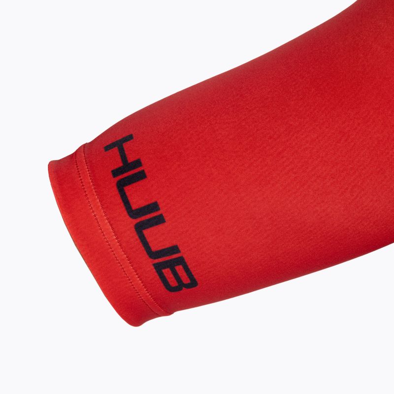 Férfi HUUB Commit hosszú távú triatlon öltöny fekete/piros COMLCS 7