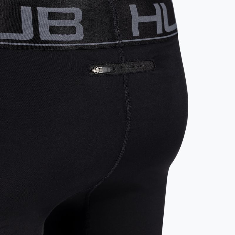 Férfi HUUB kompressziós leggings harisnyanadrág fekete COMTIGHT 6