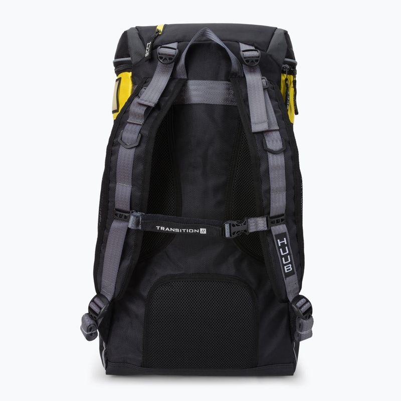 HUUB Transition II Triatlon hátizsák fekete/sárga A2-HB19FY 3