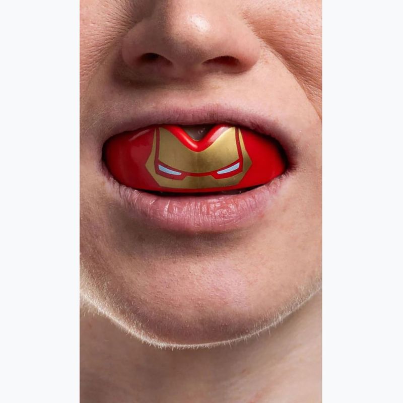 Állkapocsvédő SAFEJAWZ Marvel Iron Man fehér 3